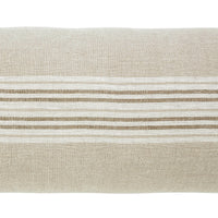 Textured fabric with horizontal stripes on a white background