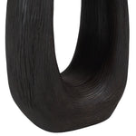 A Becky Floor Lamp with a white shade and a brown twisted base.