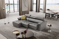 Nando Leather Sectional