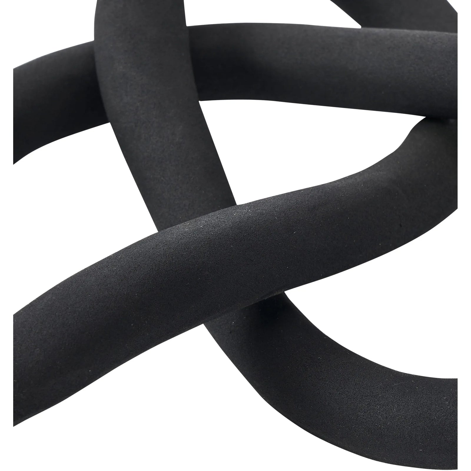 Black rubber belt with a white background