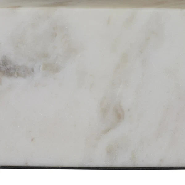 Close-up of a marble surface with gray and white patterns