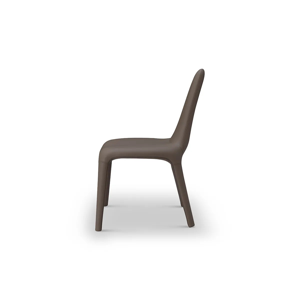 Brown chair on a white background