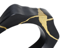 Black and gold statue decor object (B)