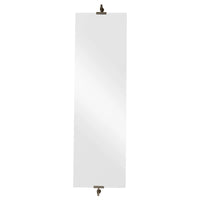 White lampshade with a brass fitting on a white background