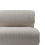 Gray textured armchair on a white background