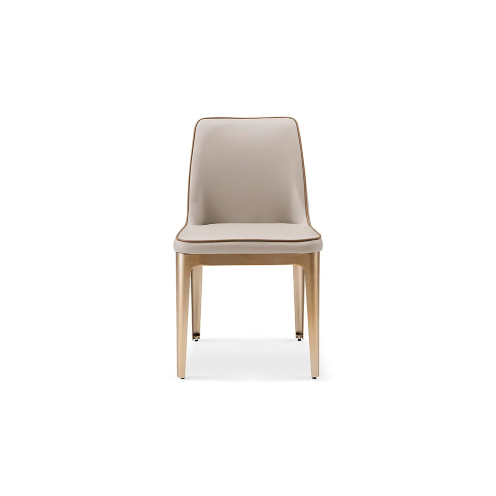 Beige chair on a white background