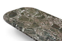 Marble-patterned surface on a white background