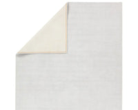 Fabian Solid Area Rug - Snow back