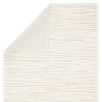 White textured rug on a white background