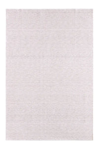 Light gray textured rug on a white background