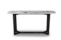 Table base with marble top on a white background