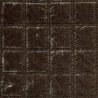 Emily Faux Silk Velvet Box Stitch Throw