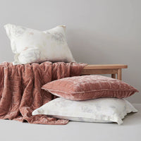 Emily Faux Silk Velvet Box Stitch Throw