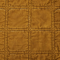 Emily Faux Silk Velvet Box Stitch Throw