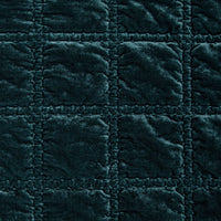 Emily Faux Silk Velvet Box Stitch Throw