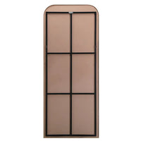 Brown garment cover with black straps on a white background
