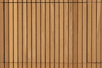 Wooden panel with horizontal slats