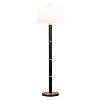 Ophelia Black/Brass Floor Lamp