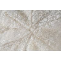 Fred Round Accent Pillow- White