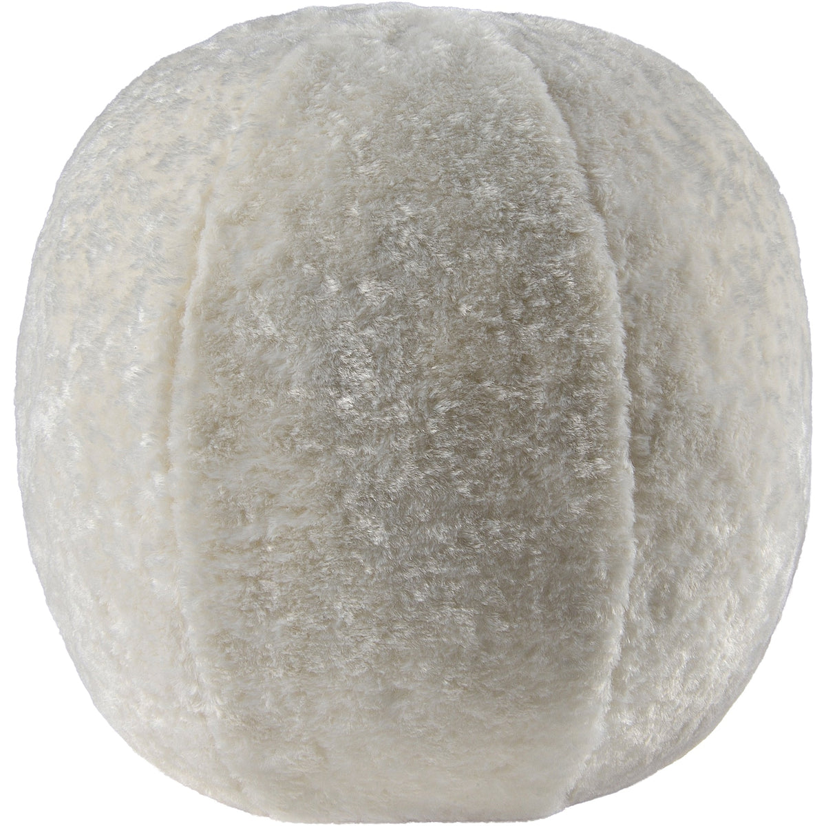Fred Round Accent Pillow- White