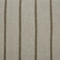 Textured fabric with brown vertical stripes on a neutral background