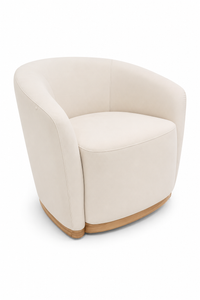 Sonia Chair With Accent Wood Frame