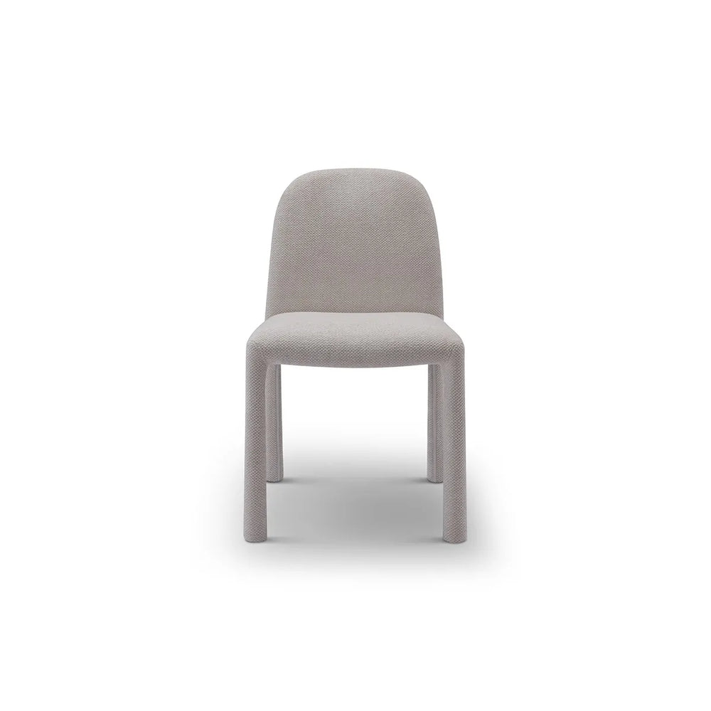 Gray chair on a white background