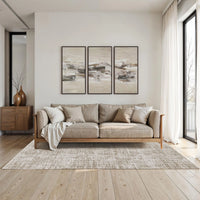 Textured Neutral Weave Area Rug