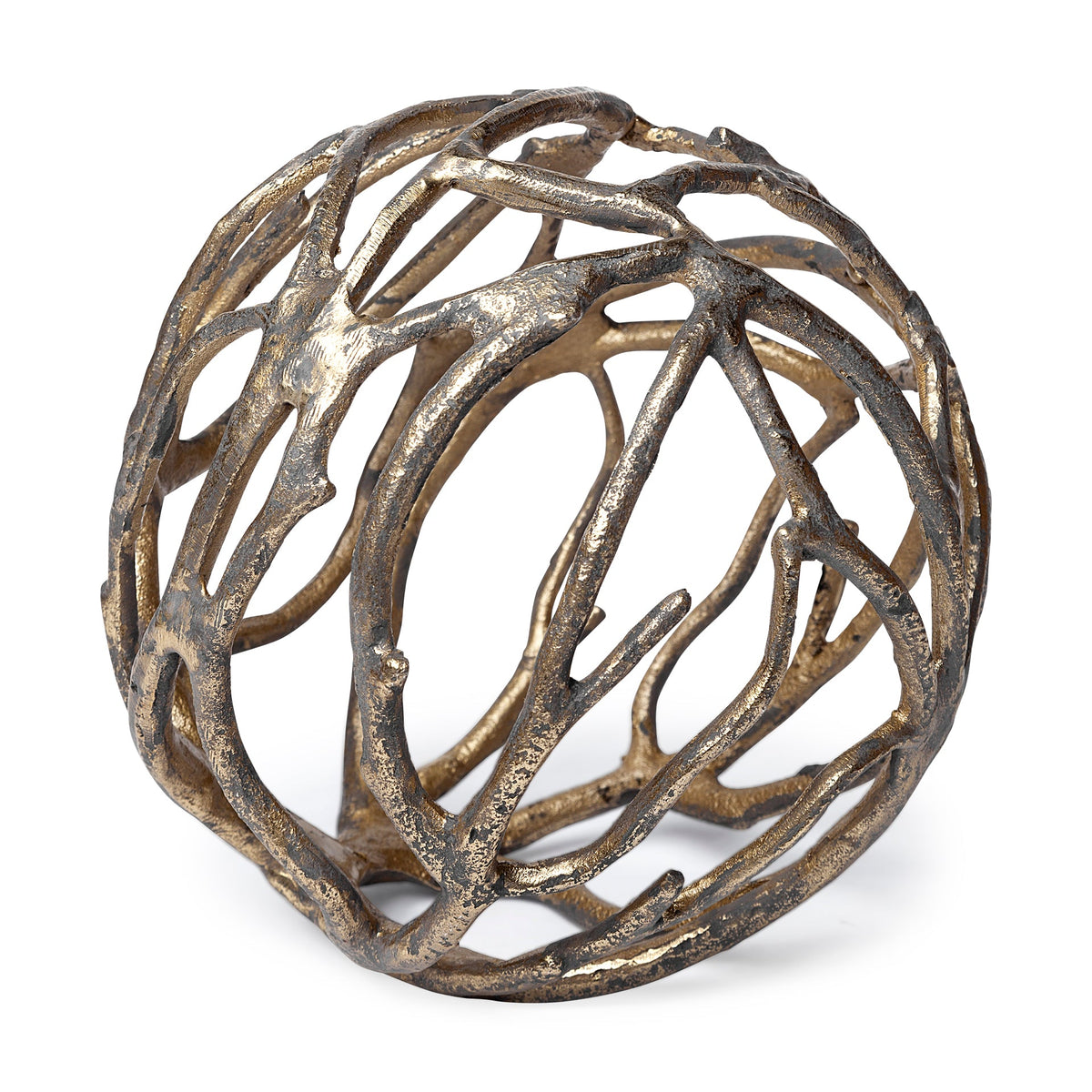 A decorative tree branch orb
