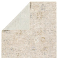 Textured rug with a neutral color palette on a white background