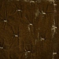Close-up of brown woven fabric texture